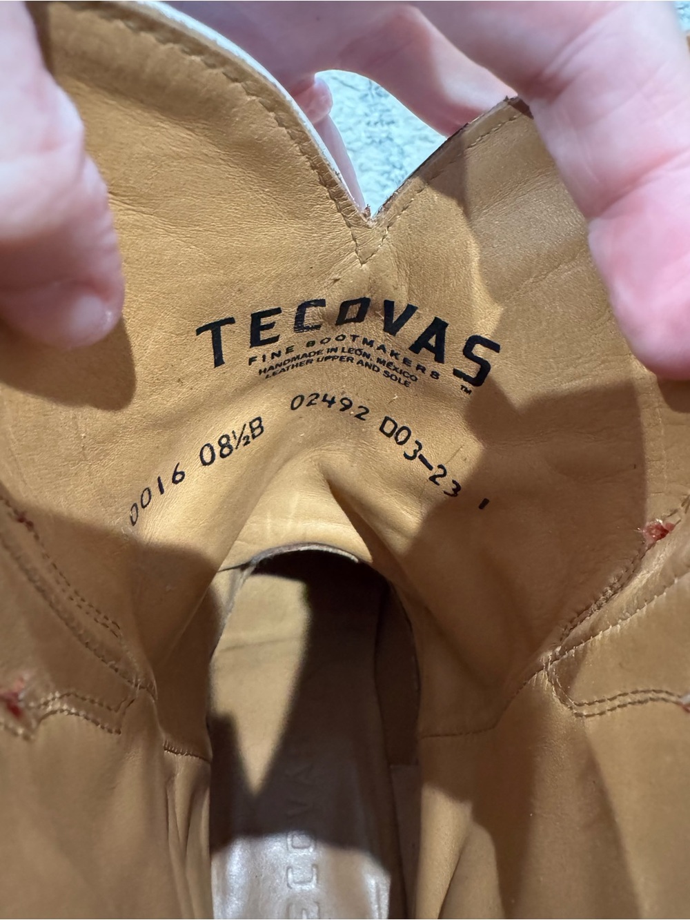 Tecovas Red Western Cowboy Boots - Picture 9 of 12